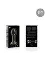 NEBULA SERIES BY IBIZA MODELO 2 PLUG CRISTAL TRANSPARENTE 11 CM O 35 CM