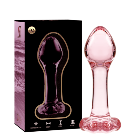 NEBULA SERIES BY IBIZA MODELO 2 PLUG CRISTAL TRANSPARENTE 11 CM O 35 CM