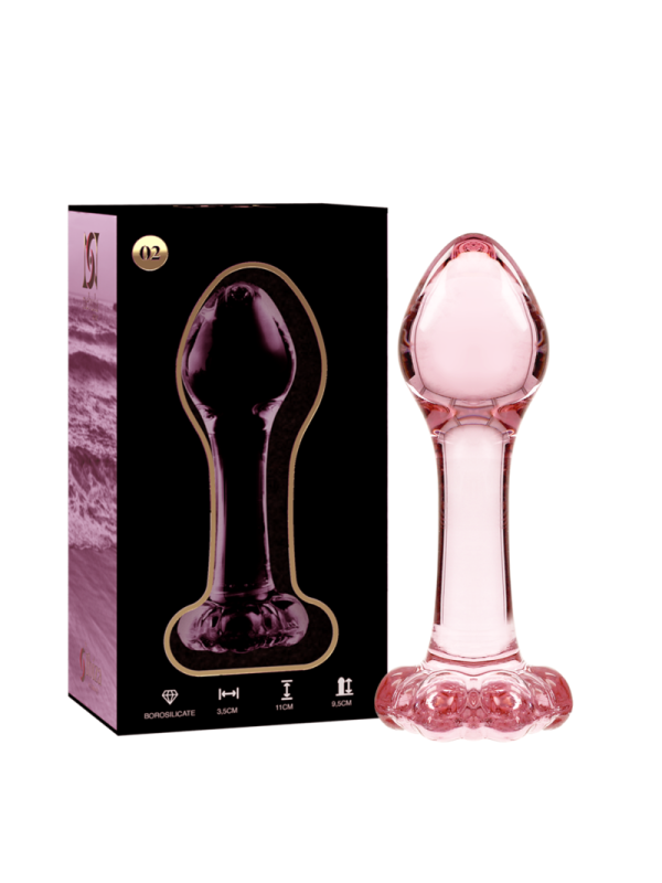 NEBULA SERIES BY IBIZA MODELO 2 PLUG CRISTAL TRANSPARENTE 11 CM O 35 CM
