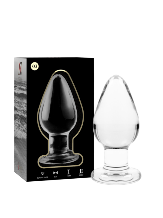 NEBULA SERIES BY IBIZA MODELO 3 PLUG CRISTAL TRANSPARENTE 11 CM O 5 CM