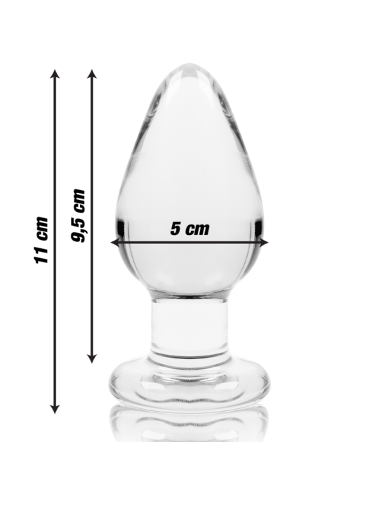 NEBULA SERIES BY IBIZA MODELO 3 PLUG CRISTAL TRANSPARENTE 11 CM O 5 CM
