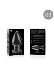 NEBULA SERIES BY IBIZA MODELO 3 PLUG CRISTAL TRANSPARENTE 11 CM O 5 CM