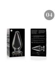 NEBULA SERIES BY IBIZA MODELO 4 PLUG CRISTAL TRANSPARENTE 11 CM O 5 CM