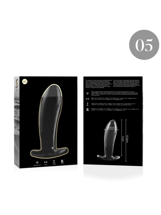 NEBULA SERIES BY IBIZA MODELO 5 PLUG CRISTAL TRANSPARENTE 125 CM O 35 CM