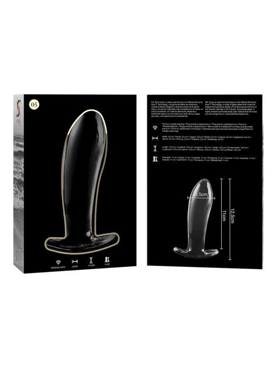 NEBULA SERIES BY IBIZA MODELO 5 PLUG CRISTAL TRANSPARENTE 125 CM O 35 CM