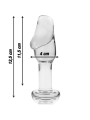 NEBULA SERIES BY IBIZA MODELO 6 PLUG CRISTAL TRANSPARENTE 125 CM O 4 CM