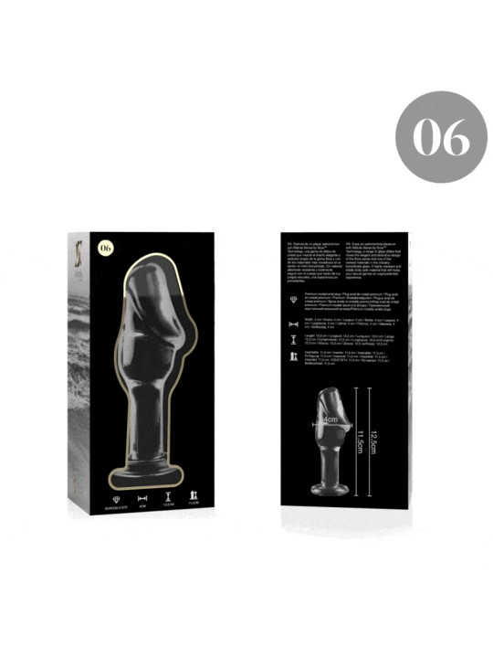 NEBULA SERIES BY IBIZA MODELO 6 PLUG CRISTAL TRANSPARENTE 125 CM O 4 CM