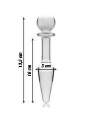 NEBULA SERIES BY IBIZA MODELO 7 PLUG CRISTAL TRANSPARENTE 135 CM O 3 CM