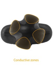 ELECTRASTIM TARTARUS PLUG ANAL SILICONA QUADRIPOLAR NEGRO