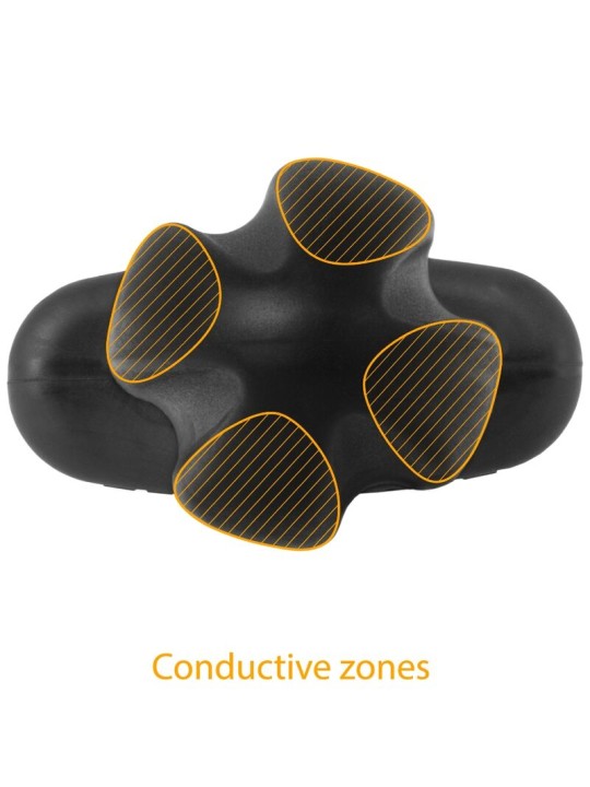 ELECTRASTIM TARTARUS PLUG ANAL SILICONA QUADRIPOLAR NEGRO