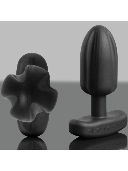 ELECTRASTIM TARTARUS PLUG ANAL SILICONA QUADRIPOLAR NEGRO