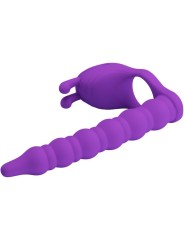PRETTY LOVE BLACKNEY ANILLO PENE CON PLUG VIBRADOR LILA