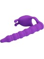 PRETTY LOVE BLACKNEY ANILLO PENE CON PLUG VIBRADOR LILA