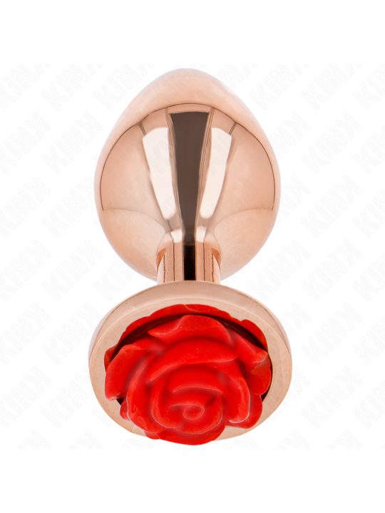 KINK PLUG ANAL ORO ROSADO ROSA ROJA S