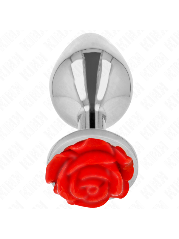 KINK PLUG ANAL ROSA ROJA TALLA L