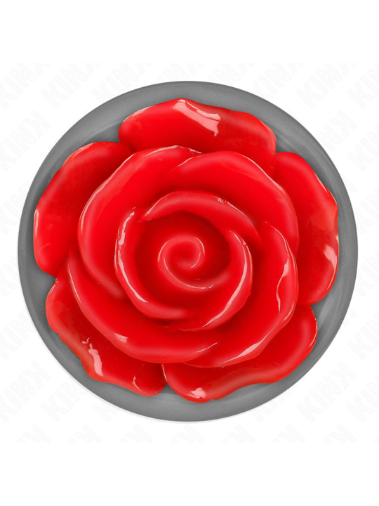 KINK PLUG ANAL ROSA ROJA TALLA S