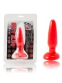 BAILE PLUG ANAL PEQUENO ROJO 15 CM