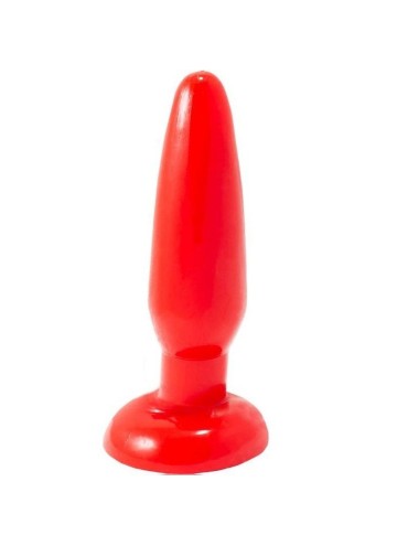 BAILE PLUG ANAL PEQUENO ROJO 15 CM