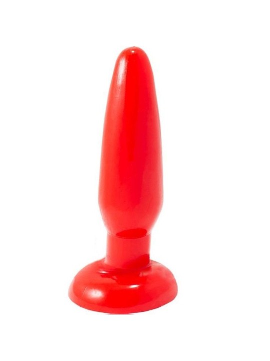 BAILE PLUG ANAL PEQUENO ROJO 15 CM