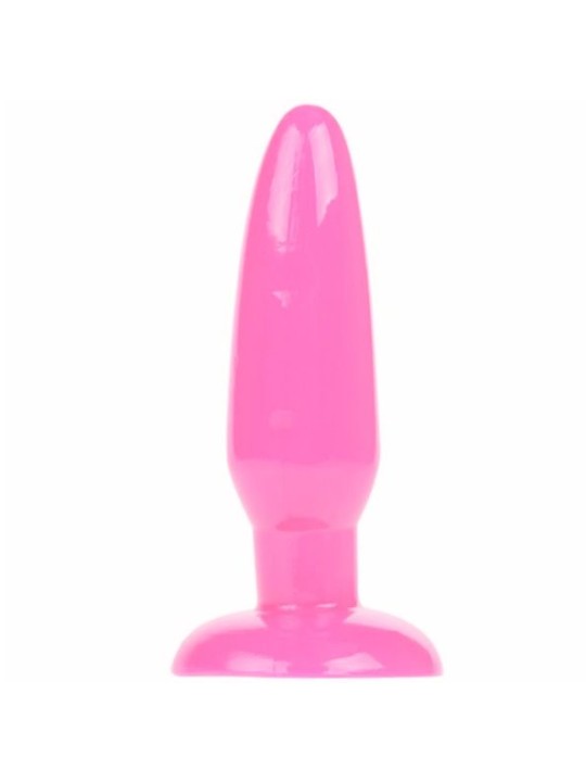BAILE PLUG ANAL PEQUENO ROSA 15 CM
