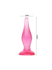BAILE PLUG ANAL TACTO SUAVE LILA 142 CM