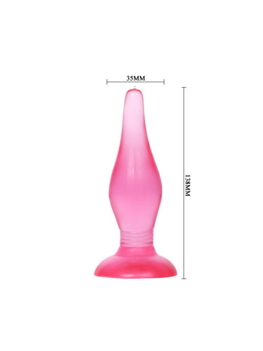 BAILE PLUG ANAL TACTO SUAVE LILA 142 CM