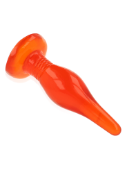BAILE PLUG ANAL TACTO SUAVE ROJO 142 CM