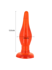 BAILE PLUG ANAL TACTO SUAVE ROJO 142 CM