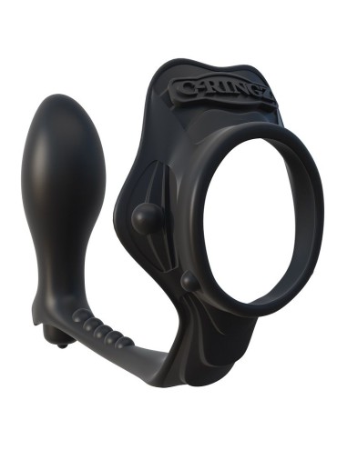 FANTASY C RINGZ ROCK HARD ANILLO POTENCIADOR CON PLUG ANAL