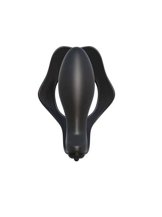 FANTASY C RINGZ ROCK HARD ANILLO POTENCIADOR CON PLUG ANAL