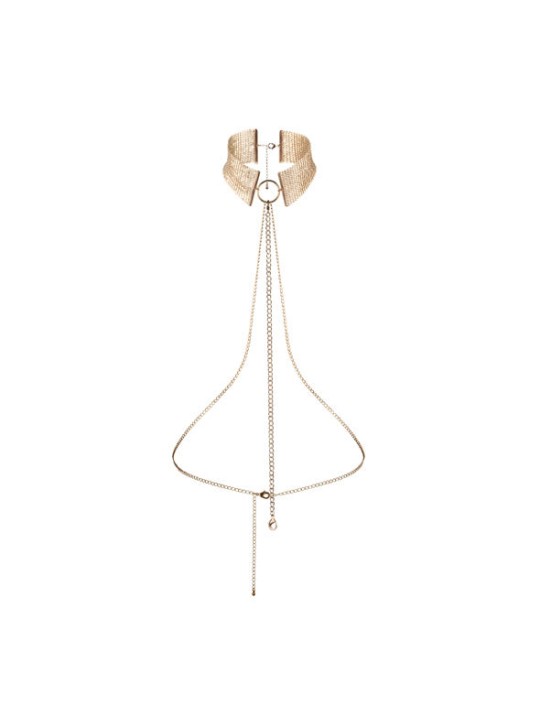 BIJOUX DESIR METALLIQUE COLLAR METLICO DORADO