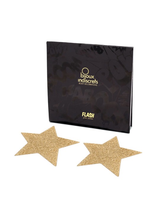 BIJOUX INDISCRETS PEZONERAS FLASH ESTRELLA DORADA