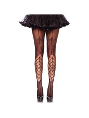LEG AVENUE MEDIAS SPIDER NEGRO