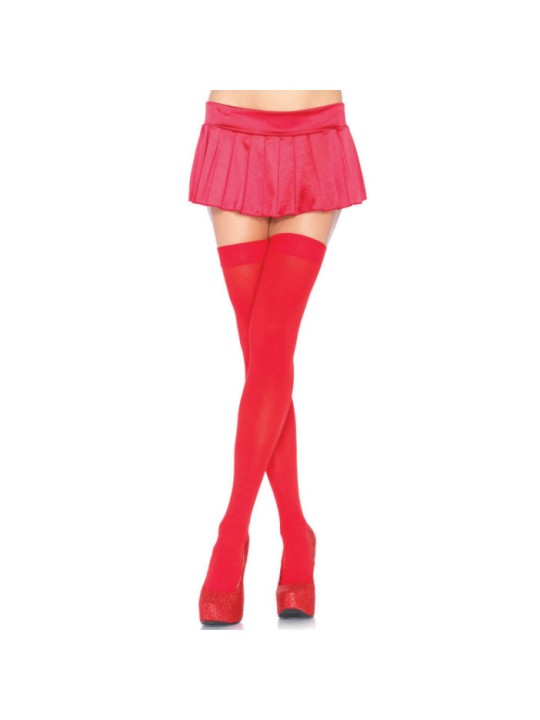 LEG AVENUE MEDIAS OPACAS ROJO