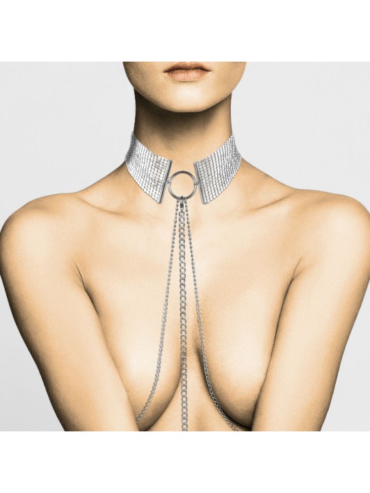 BIJOUX DESIR METALLIQUE COLLAR METLICO PLATEADO