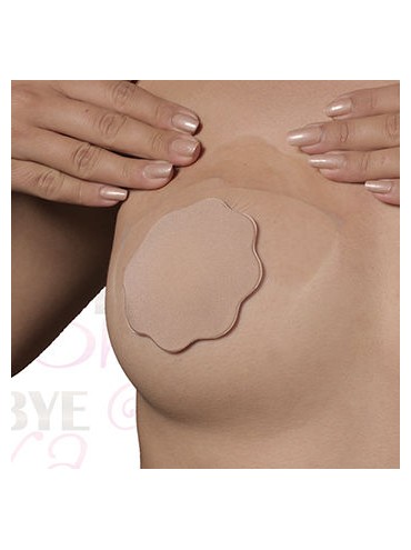 BYE BRA REALZADOR PECHOS CUBREPEZONES DE SEDA COPA D F