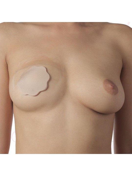 BYE BRA REALZADOR PECHOS CUBREPEZONES DE SILICONA COPA D F