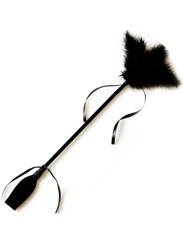 SECRETPLAY FUSTA PLUMA NEGRO