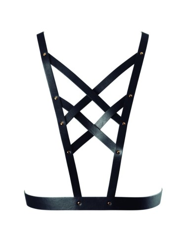 BIJOUX INDISCRETS MAZE ARNES CRUZADO CON ESCOTE NEGRO