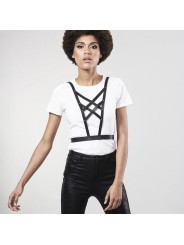 BIJOUX INDISCRETS MAZE ARNES CRUZADO CON ESCOTE NEGRO