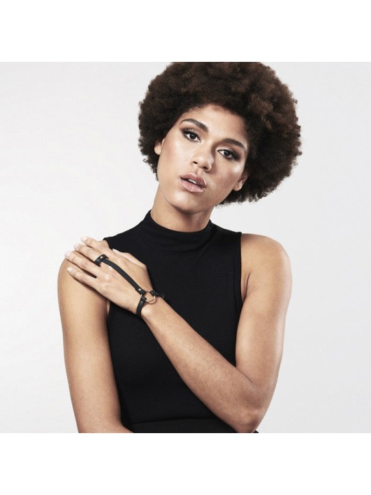 BIJOUX INDISCRETS MAZE BRAZALETE ARNES PARA MANOS NEGRO