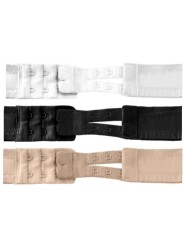 BYE BRA EXTENSORES DE CONTORNO FLEXIBLES 2 GANCHOS 3 UDS