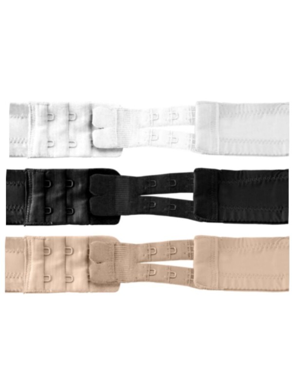 BYE BRA EXTENSORES DE CONTORNO FLEXIBLES 2 GANCHOS 3 UDS