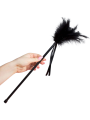 SECRETPLAY PLUMERO PLUMAS NEGRO 40 CM