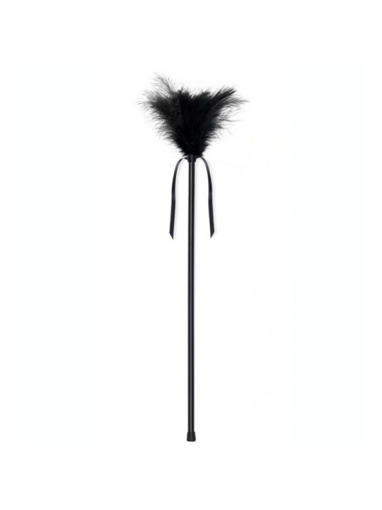 SECRETPLAY PLUMERO PLUMAS NEGRO 40 CM