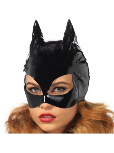 LEG AVENUE MASCARA DE CATWOMAN VINILO NEGRO