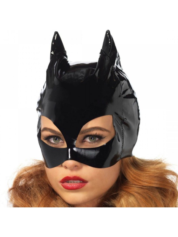LEG AVENUE MASCARA DE CATWOMAN VINILO NEGRO