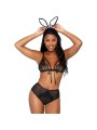 LEG AVENUE SET 3 PIEZAS CONEJITA SEXY TALLA UNICA
