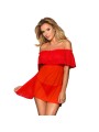 SUBBLIME DRESSES VESTIDO CORTO TANGA ROJO L XL