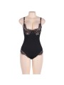 SUBBLIME TEDDY CON FRANJAS NEGRO TALLA GRANDE